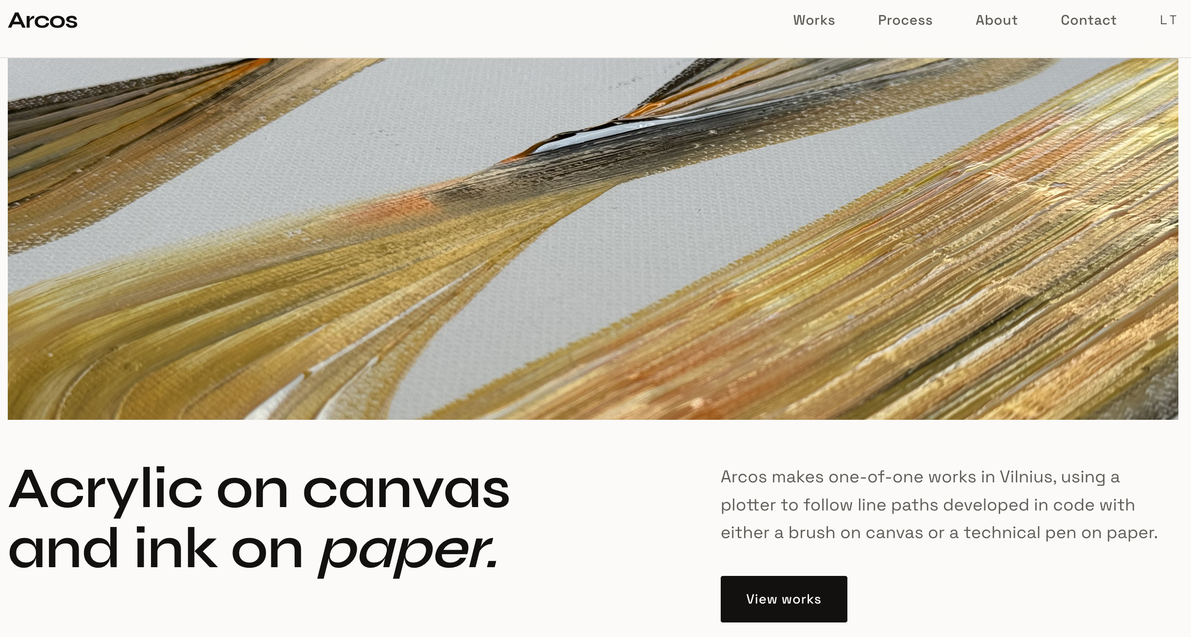 Arcos website by Kitoki